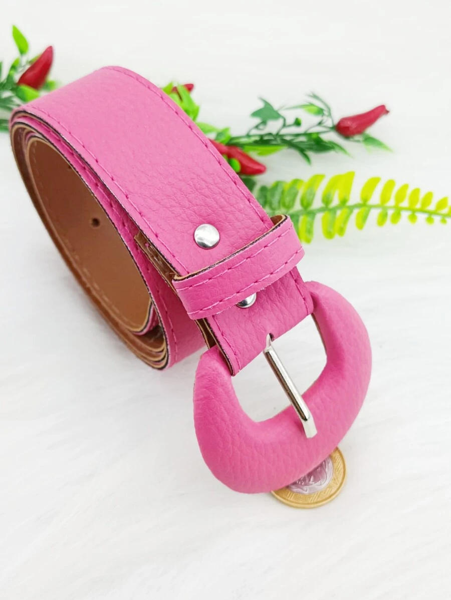 Cintos feminino 3CM colorido moda casual com um loops