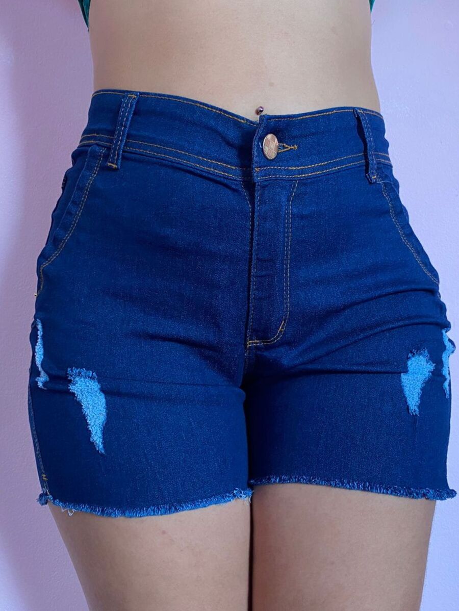 SHORTS JEANS COM LYCRA DO 44 AO 52