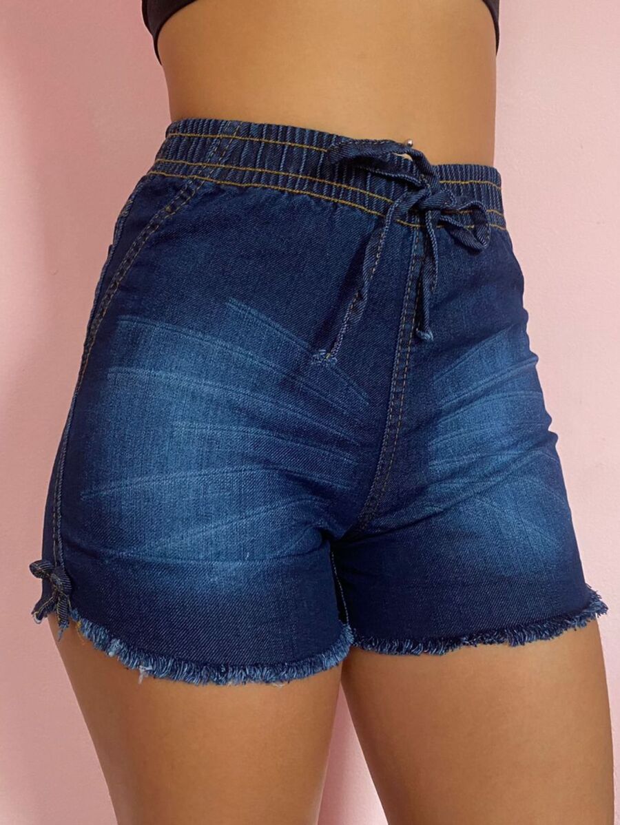 SHORTS JEANS FEMININO SEM LYCRA