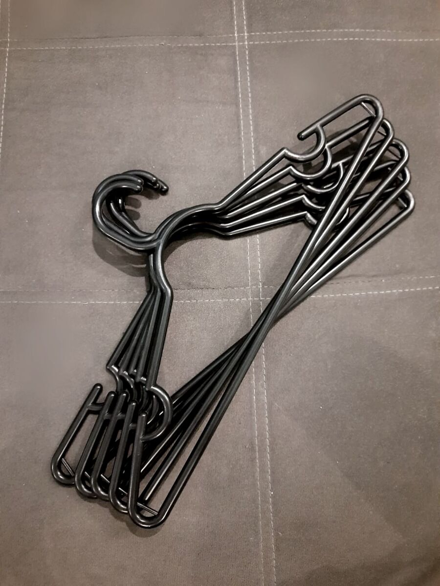 Cabide Grosso 2 Cabides Não Desfia Roupa Nem Amassa