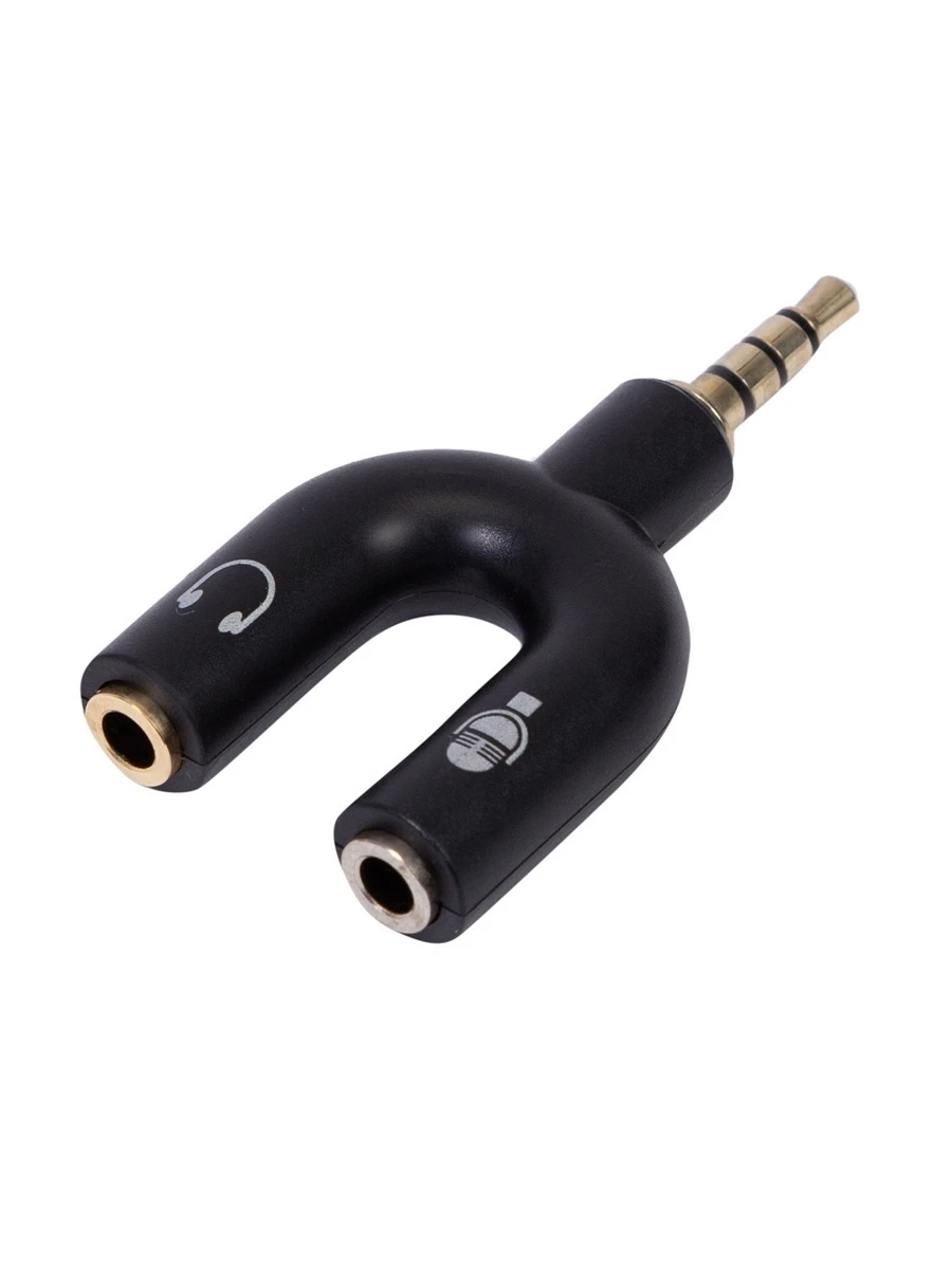 Adaptador Splitter P3 Headset Fone Microfone P2 X P3 Audio