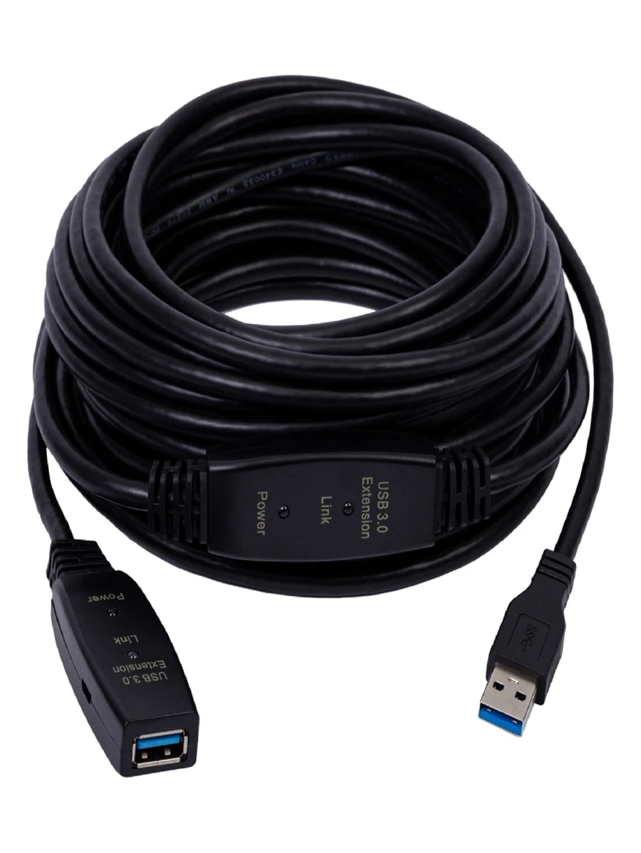 Cabo Extensor Usb Versão 3.0 Ativo 15 Metros Câmera Webcam