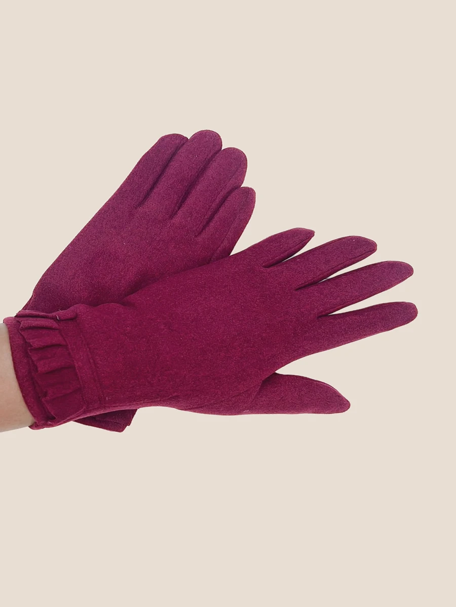 Luvas Touch Feminina Importada Forro Pelúcia sintético