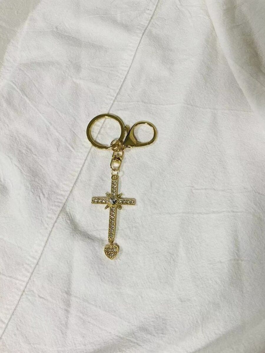 Chaveiro De Cruz Metal avançado Delicado