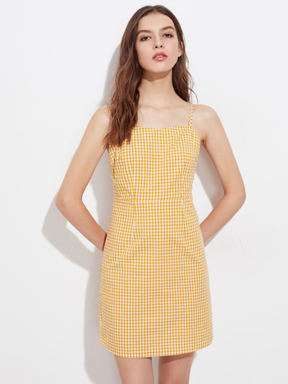 Gingham Cami Dress