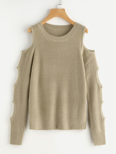 Maglione con maniche con cut-out