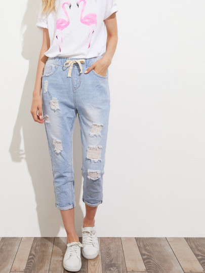 Jeans rétro rincé