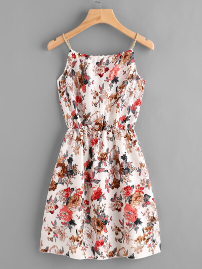 Vestito con stampa di calicò