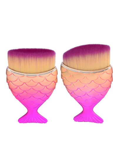 Ombre Chunky Makeup Brush 2pcs