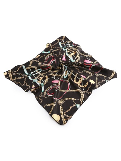 Bandana en satin à la chaîne