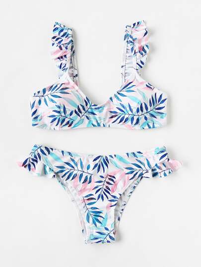 Set di bikini stampato