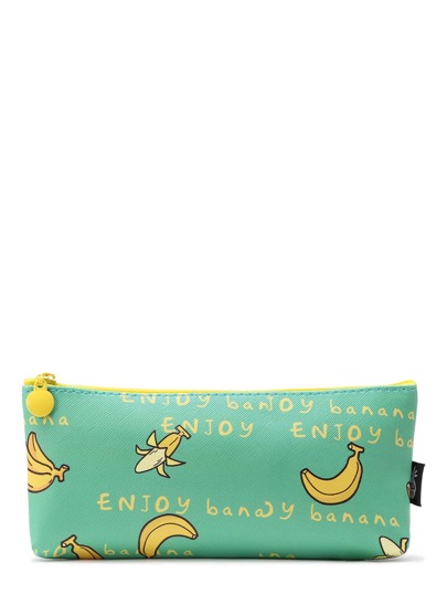 Pochette con stampa di banana