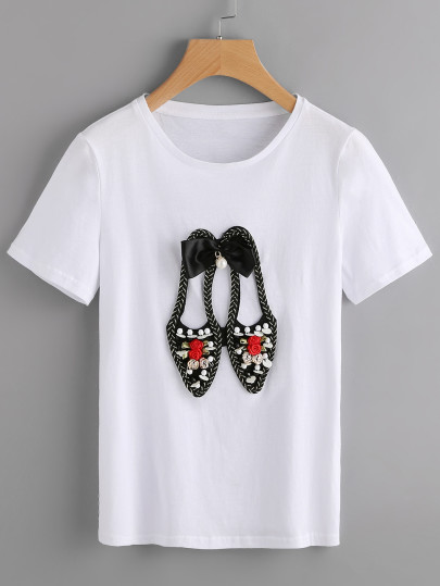 Camiseta con aplicación