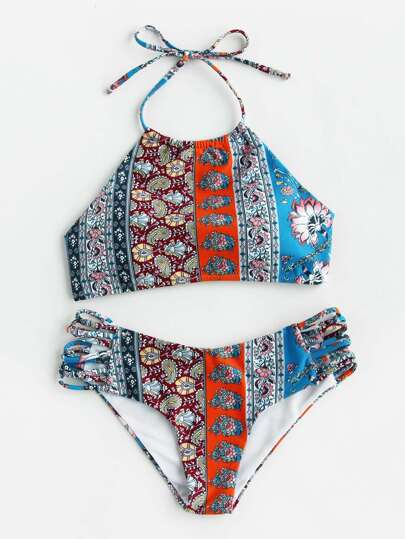 Set di bikini con vut-out laterale