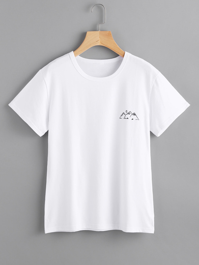 Mountain Print Tee