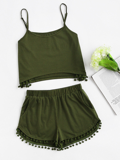 Camisole con pantaloncini