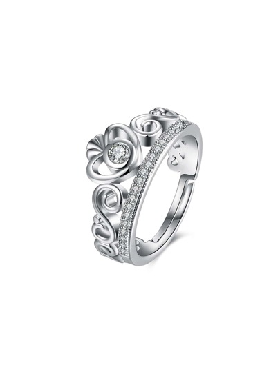 Anneau réglable en strass