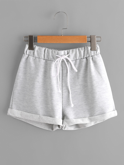 Shorts ourlet tricot