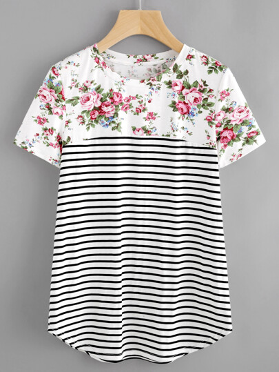 T-Shirt mit Muster