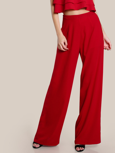 Pantalones con pernera ancha
