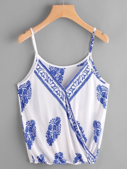 Top de tirante con estampado floral