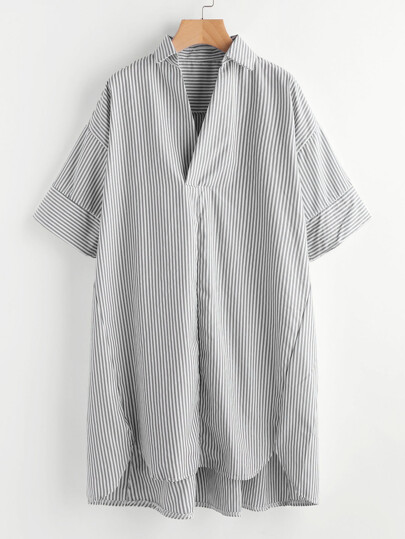 Vestito con spalle scivolate