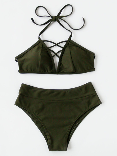 Set di bikini ad alte prestazioni frontali