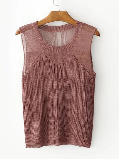 Pull débardeur mince