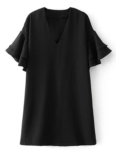 Robe manches courtes à manches courtes