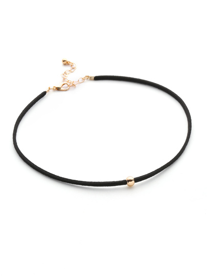 Metall Ball samt Halsband
