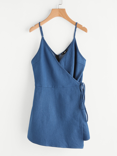Tuta intera camisole di jeans