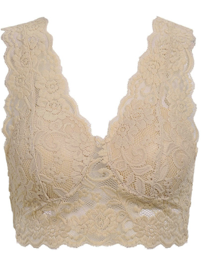 Scallop Hem Lace Lingerie