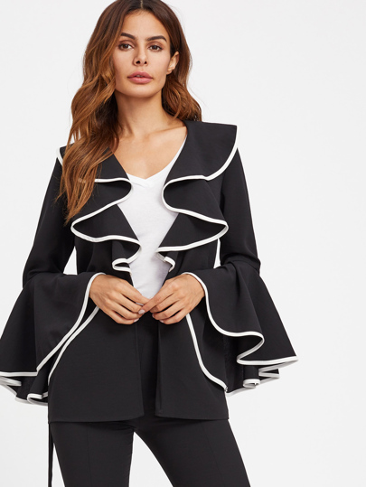 Blazer con maniche a campana