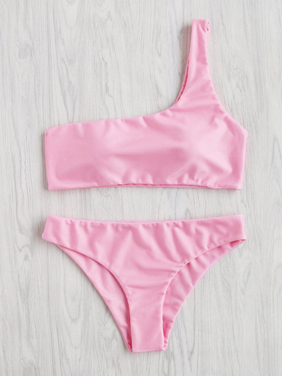 Set di bikini monospalla