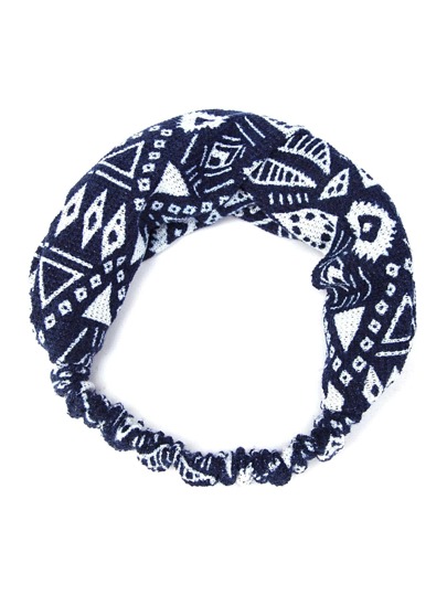 Geometric Print Elastic Hairband