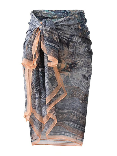 Knot Waist Convertible Boho Skirt