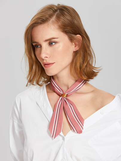 Striped Print Neckerchief