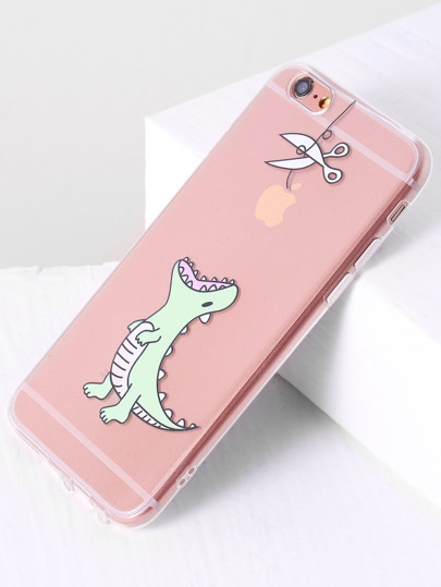 Dinosaur Print Cute iPhone Case