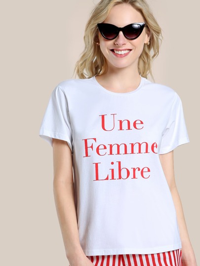 Une Femme Libre T-shirt