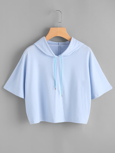 Tee encapuchonné avec cordon