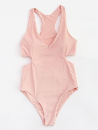 Costume da bagno con scollo profondo