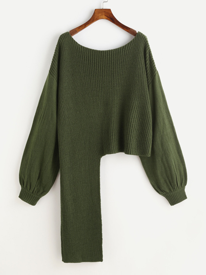 Maglione asimmetrico