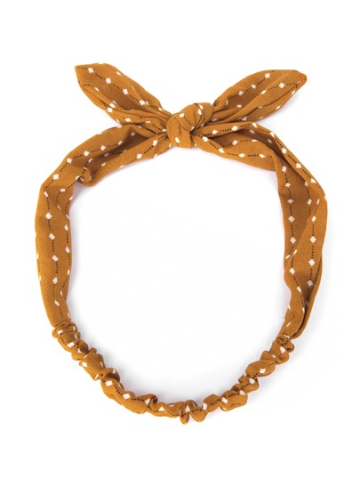 Graphic Print Cute Ear Headband