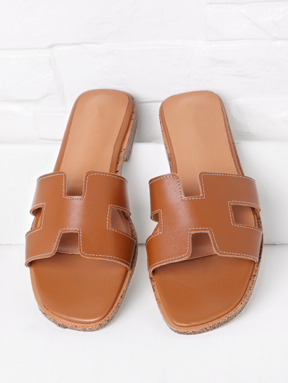 PU Cutout Design Sliders