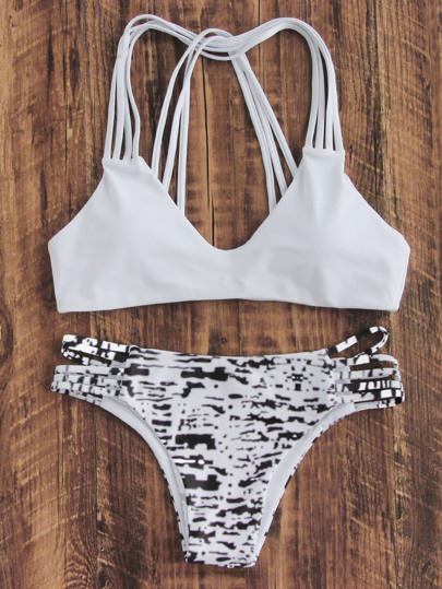 Set di bikini tie-dye