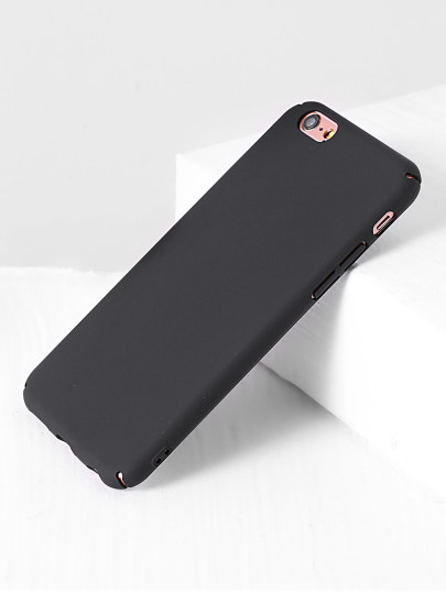 Plain iPhone Case In Black
