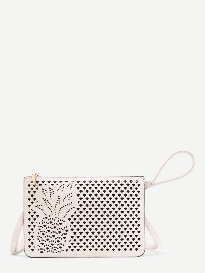Sac à main découpé design de ananas en PU