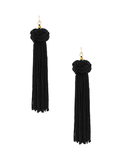 Statement Tassel Drop Earrings