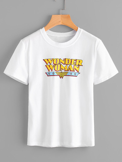 Camiseta con letras
