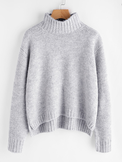 Pull-over en tricot martelé